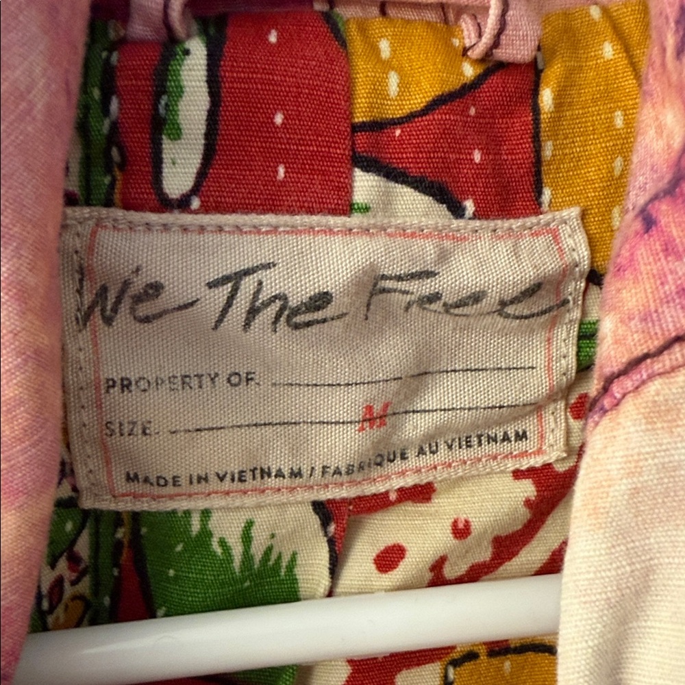 FTie-Dye Hooded Parka Jacket - Pink Multi - Picture 2 of 3